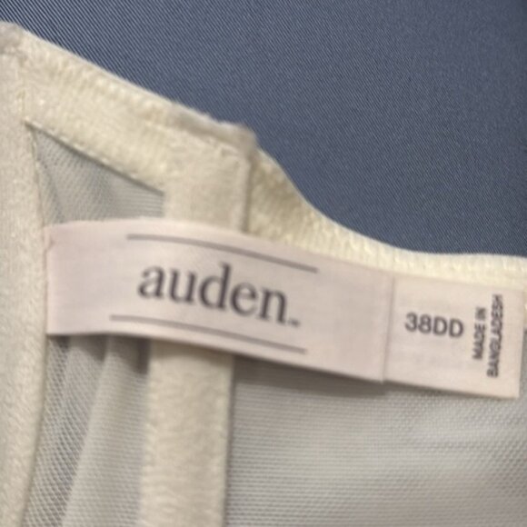 Auden Womens Lightly Lined Demi Coverage Racerback Front Closure Bra (Size:38DD) - Picture 8 of 9